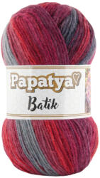  Papatya Batik színátmenetes fonal 554-42 Bordós ősz