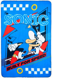 Sonic a sündisznó Built for Speed polár takaró 100x150cm (SNXHY46004) - oliviashop