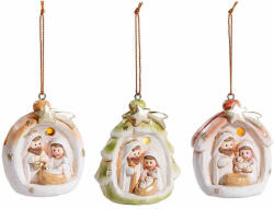 Decorer Figurine religioase polirasina multicolora cu led 3xcm 5, 5 x 5 x 6 H (A55.39.91)