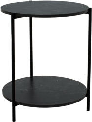 PAKOWORLD Masuta de cafea Rhythm, negru - negru, D48x60 cm (072-000063) Masa de cafea
