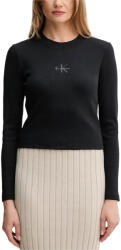 Calvin Klein Bluză A- Ls Monogram Baby Tee LV047A803G UB1 black (LV047A803G UB1 black)