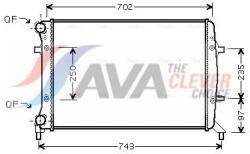 AVA Clever Choice Chladič motora AVA Clever Choice VNA2272 (VNA2272)