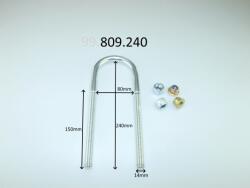 CS Germany Spona listovej pružiny CS Germany 99.809. 240 (99.809.240)