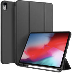 Dux Ducis Osom Series iPad Pro 11 (2018) oldalra nyíló TPU smart tok, fekete