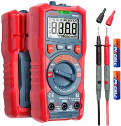 AstroAI multimetru digital astroai m4kor, trms 4000, ohmmetru, voltmetru 1, 5v 9v 12v, masurare fara contact, lanterna (95-M4KOR)