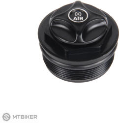 RockShox air felső sapka, XC32/Recon ezüstfekete (csak 32 mm-es acél felső csövek)