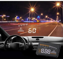 Head OBD HUD Head Up Display szélvédőre vetítő fedélzeti computer (3138)