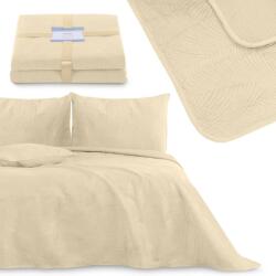AmeliaHome Ágytakaró PALSHA cappucino sima modern bársony, poliészter 170x210 AmeliaHome