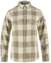 Fjällräven Övik Heavy Flannel Shirt Women Cămașă cu mânecă lungă Fog-Chalk White S