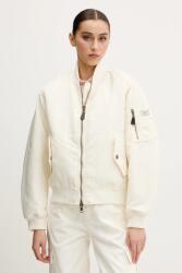 Guess Jeans bomber dzseki női, barna, átmeneti, W5RL81 WHAA2 - bézs S