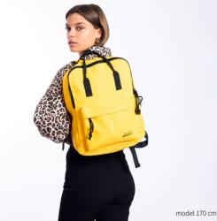 NEW REBELS Mart sárga-fekete 13"-os laptoptartós két fogós hátizsák 51.119507