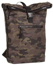 NEW REBELS Mart terepmintás 15, 6"-os laptoptartós roll-up hátizsák 51.113544