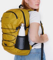 NEW REBELS Hugo okkersárga-fekete közepes 15, 6"-os laptoptartós vízlepergető hátizsák 51.1436-47