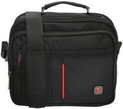 Enrico Benetti CORNELL fekvő, férfi kézi és válltáska-fekete 47147-001 - taskaweb