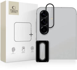Tech-Protect Samsung Galaxy A36 / A56 5G Kameravédő Üvegfólia - Tech-Protect Camring Fit+ - Fekete (5906302362066)