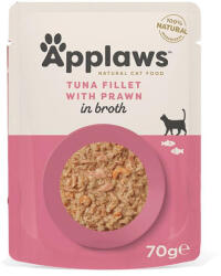 Applaws Applaws Cat Tonhal Filé Garnélával 12x70g