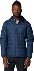 Columbia DELTA RIDGE DOWN HOODED JACKET Albastru închis, Alb S (2086222464)