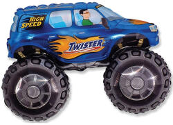 Flexmetal Fólia lufi, TWISTER, kék, kb. 82 cm, csomagolt
