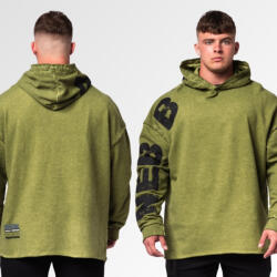 NEBBIA - Oversized férfi melegítőfelső 371 (green) (XL) - NEBBIA