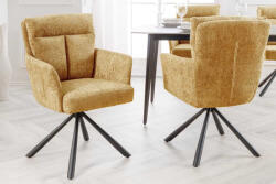 Maddison Design forgószék Maddison IV mustársárga