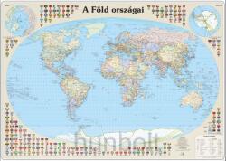  A Föld országai 124x86 cm, polipropilénre nyomtatva, műanyag léccel