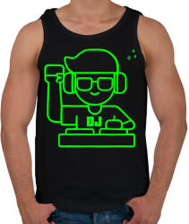 printfashion Dj - Férfi atléta - Fekete (17618157)