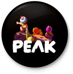 printfashion Peak - Kitűző, hűtőmágnes - Fekete (17603737)