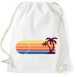 printfashion Summer palm - Sportzsák, Tornazsák - Fehér (17590830)