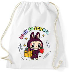 printfashion Iskolás labubu - Sportzsák, Tornazsák - Fehér (17676989)