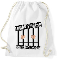 printfashion LEGÉNYBÚCSÚ UTOLSÓ NAP SZABADON - Sportzsák, Tornazsák - Fehér (17626830)