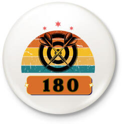 printfashion darts5 - Kitűző, hűtőmágnes - Fehér (17646100)