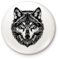 printfashion farkas - Kitűző, hűtőmágnes - Fehér (17642970)