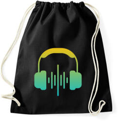 printfashion Zene - Sportzsák, Tornazsák - Fekete (17593981)