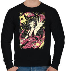 printfashion Nezuko Demon - Férfi pulóver - Fekete (17697024)