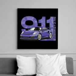 printfashion PORSCHE 911 GT3 RS - Vászonkép - Fekete (17605547)