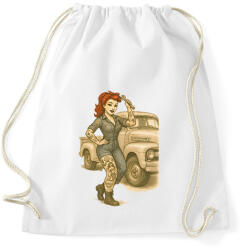 printfashion Pin up - Sportzsák, Tornazsák - Fehér (17712417)