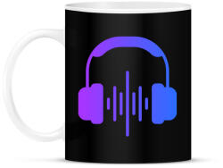 printfashion Zene - Bögre - Fekete (17601916)