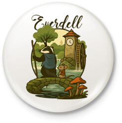 printfashion Everdell - Kitűző, hűtőmágnes - Fehér (17602386)