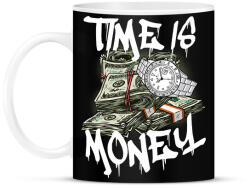 printfashion time is money - Bögre - Fekete (17672650)