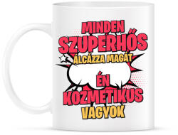 printfashion SZUPERHŐS KOZMETIKUS - Bögre - Fehér (17611284)