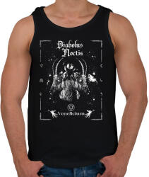 printfashion Diabolus Noctis - Okkult Design - Férfi atléta - Fekete (17709694)