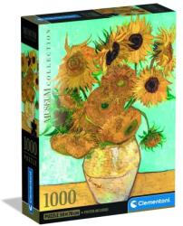 Clementoni - Puzzle Museum Collection: Gogh: Sunflower - 1 000 piese