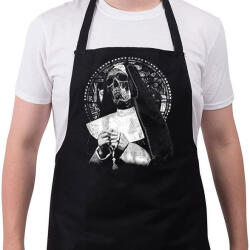 printfashion Az elátkozottak szentje - Okkult utcai ruházati Design - Kötény - Fekete (17652865)