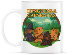 printfashion Dungeons & Capybaras - Bögre - Fehér (17617215)