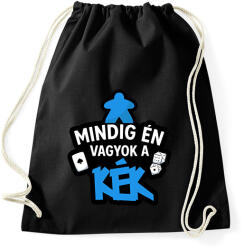 printfashion Mindig én vagyok a kék - Sportzsák, Tornazsák - Fekete (17600731)