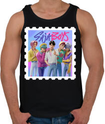 printfashion Saja Boys - Férfi atléta - Fekete (17703844)