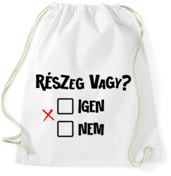 printfashion Részeg vagy? - fekete - Sportzsák, Tornazsák - Fehér (17681364)