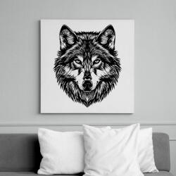 printfashion farkas - Vászonkép - Fehér (17642980)