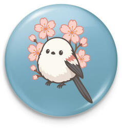 printfashion Shima Enaga - Kitűző, hűtőmágnes - Világoskék (17655123)