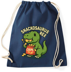 printfashion Snackosaurus Rex - Sportzsák, Tornazsák - Sötétkék (17669666)